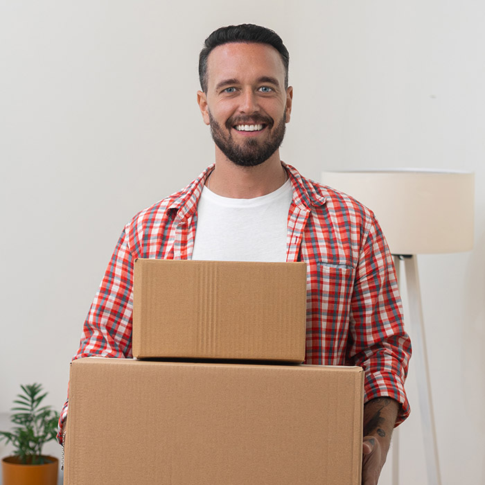 Man holding a box